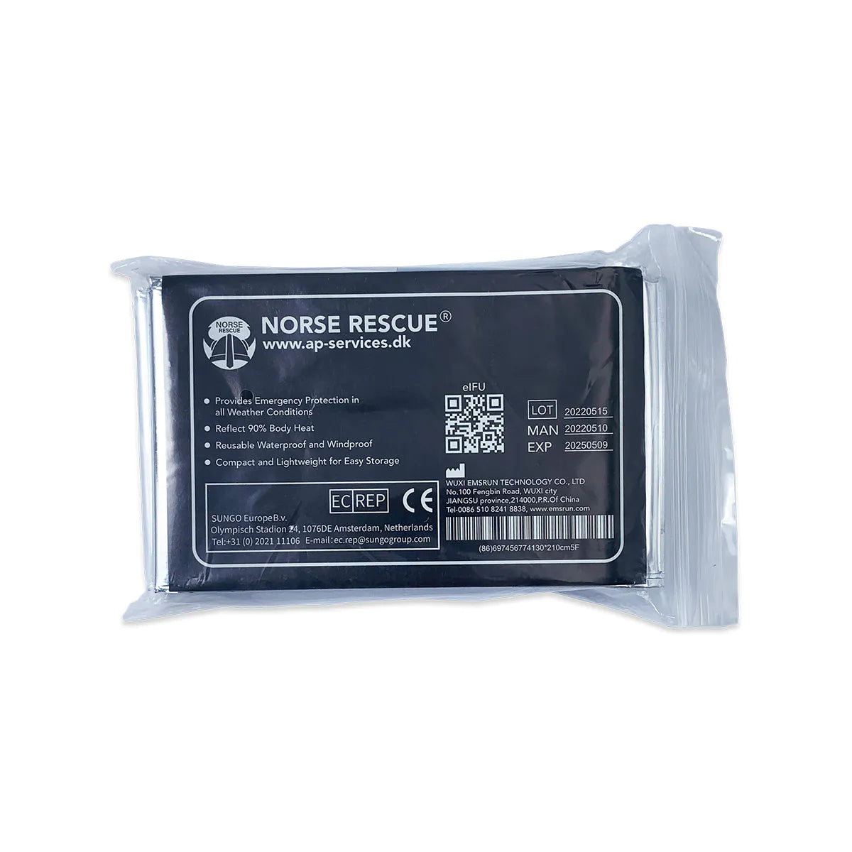 NORSE RESCUE Emergency Folieduk - Apnoi