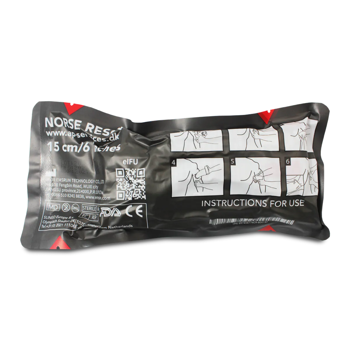 NORSE RESCUE Traume bandasje 6" - Apnoi